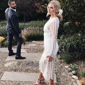 Alice McCall lace midi dress